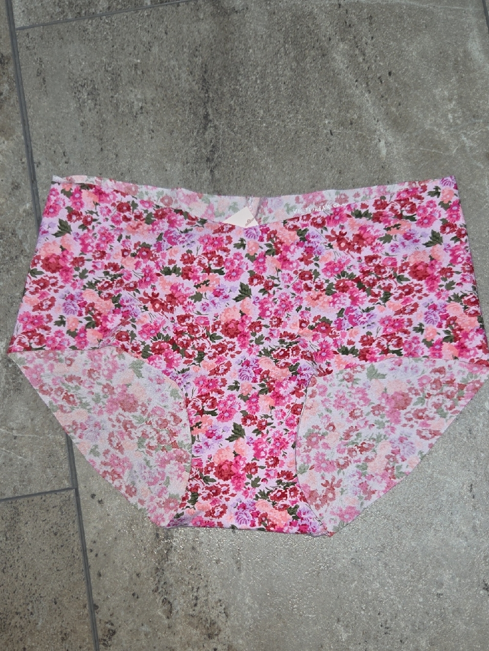 Victoria's Secret Pink Floral Boyshort Panty Hipster Hiphugger